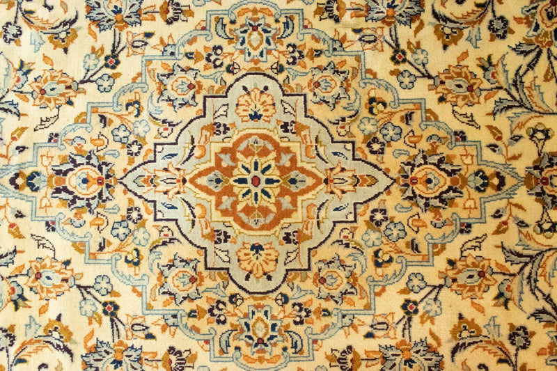 Persisk tæppe - Keshan - 369 x 246 cm - beige