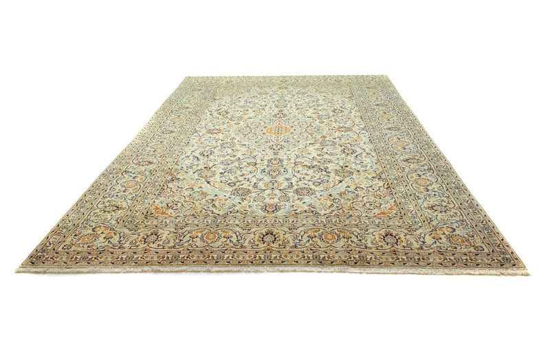 Persisk tæppe - Keshan - 369 x 246 cm - beige