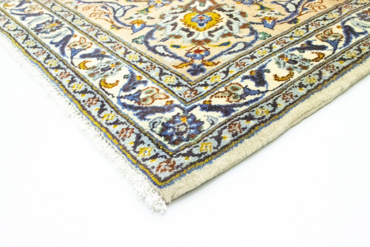 Persisk tæppe - Keshan - 396 x 293 cm - beige