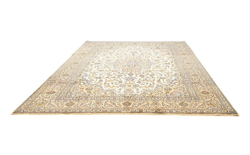 Persisk tæppe - Keshan - 396 x 293 cm - beige