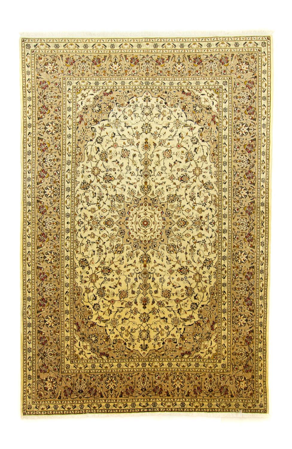 Persisk tæppe - Keshan - 305 x 195 cm - beige