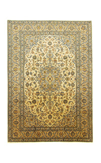 Persisk tæppe - Keshan - 347 x 250 cm - beige