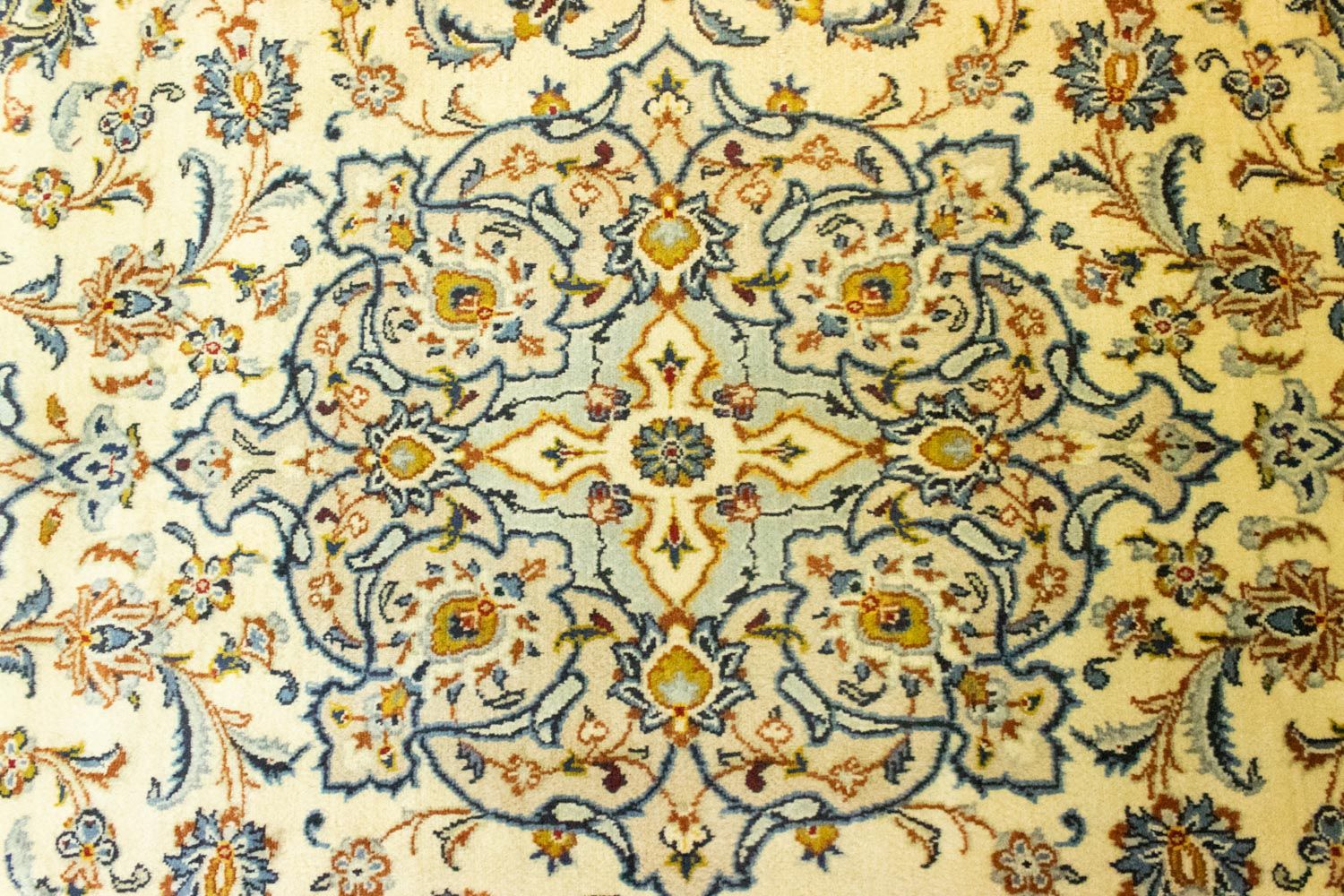 Persisk tæppe - Keshan - 347 x 250 cm - beige