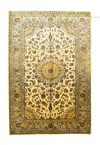 Persisk tæppe - Keshan - 295 x 195 cm - beige