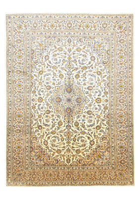 Persisk tæppe - Keshan - 388 x 288 cm - beige