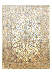 Persisk tæppe - Keshan - 388 x 288 cm - beige
