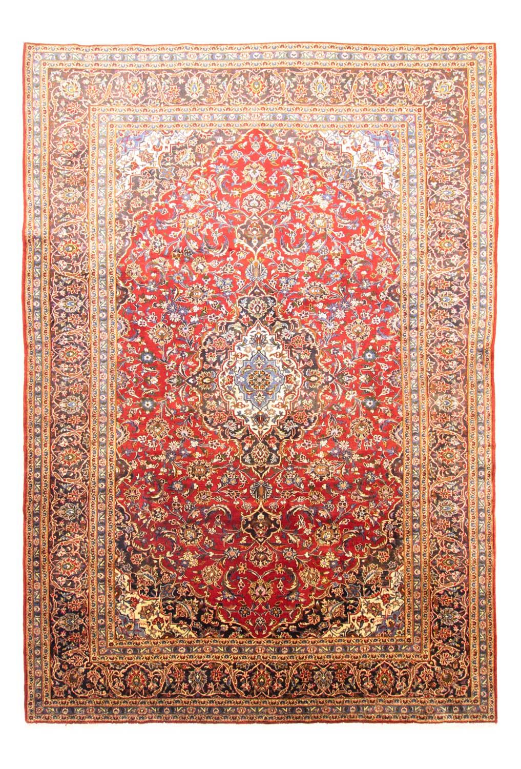 Persisk tæppe - Keshan - 420 x 291 cm - rød