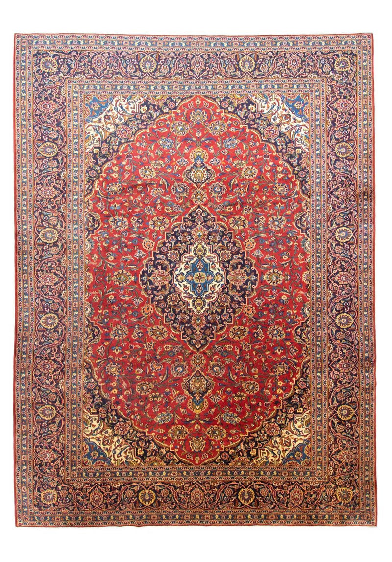 Persisk tæppe - Keshan - 417 x 304 cm - rust