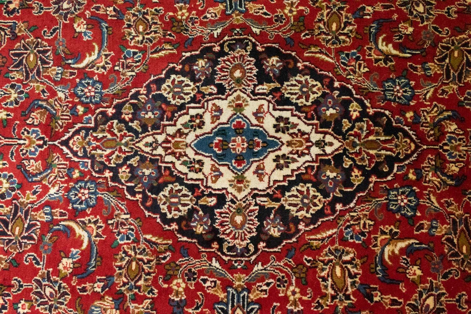 Persisk tæppe - Keshan - 311 x 200 cm - rød