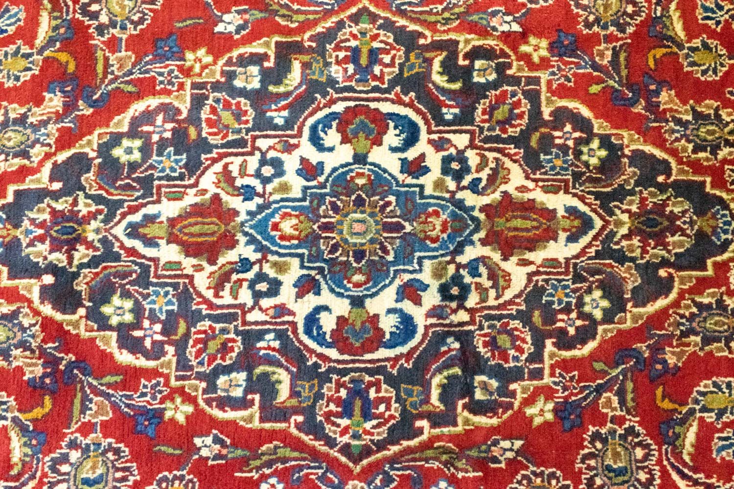 Persisk tæppe - Keshan - 335 x 240 cm - rød