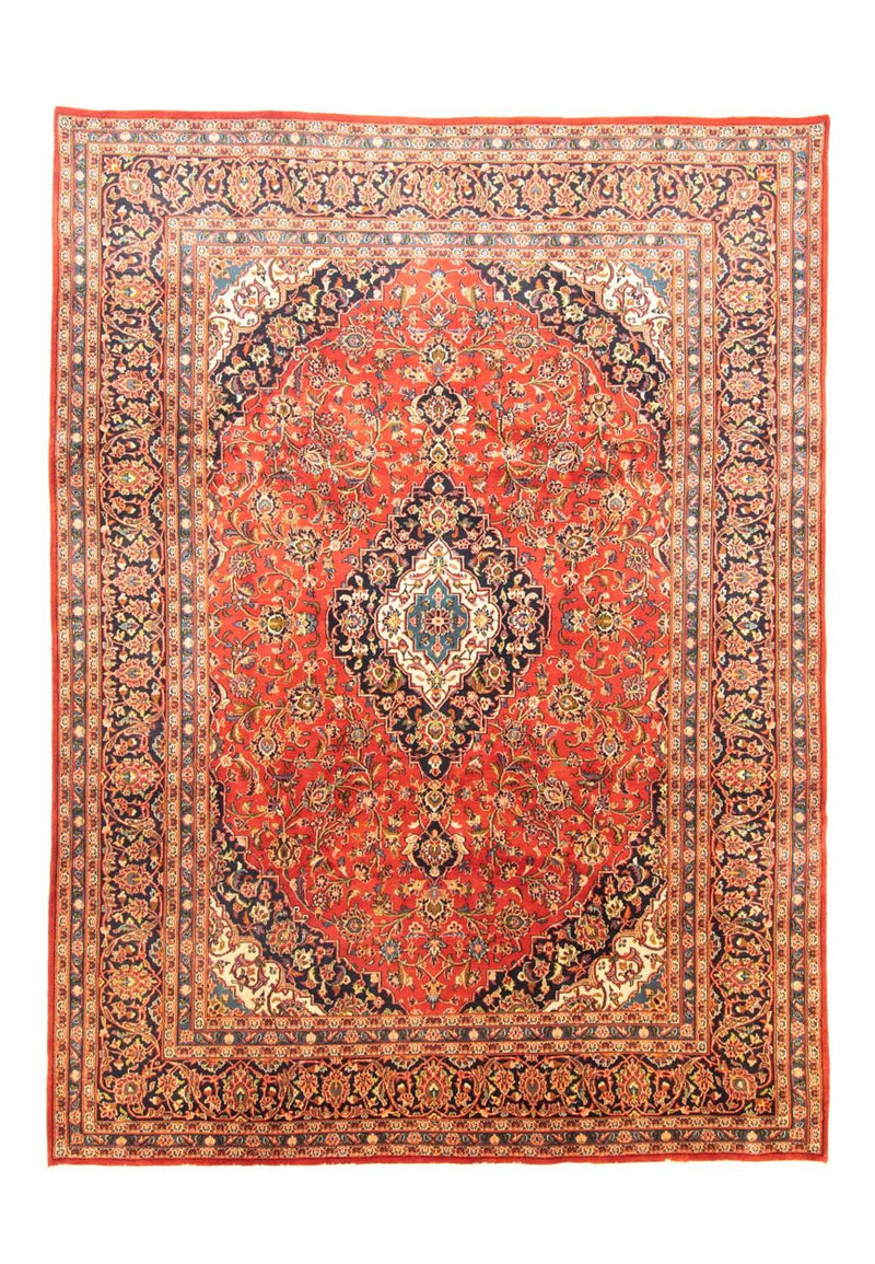 Persisk tæppe - Keshan - 337 x 246 cm - orange