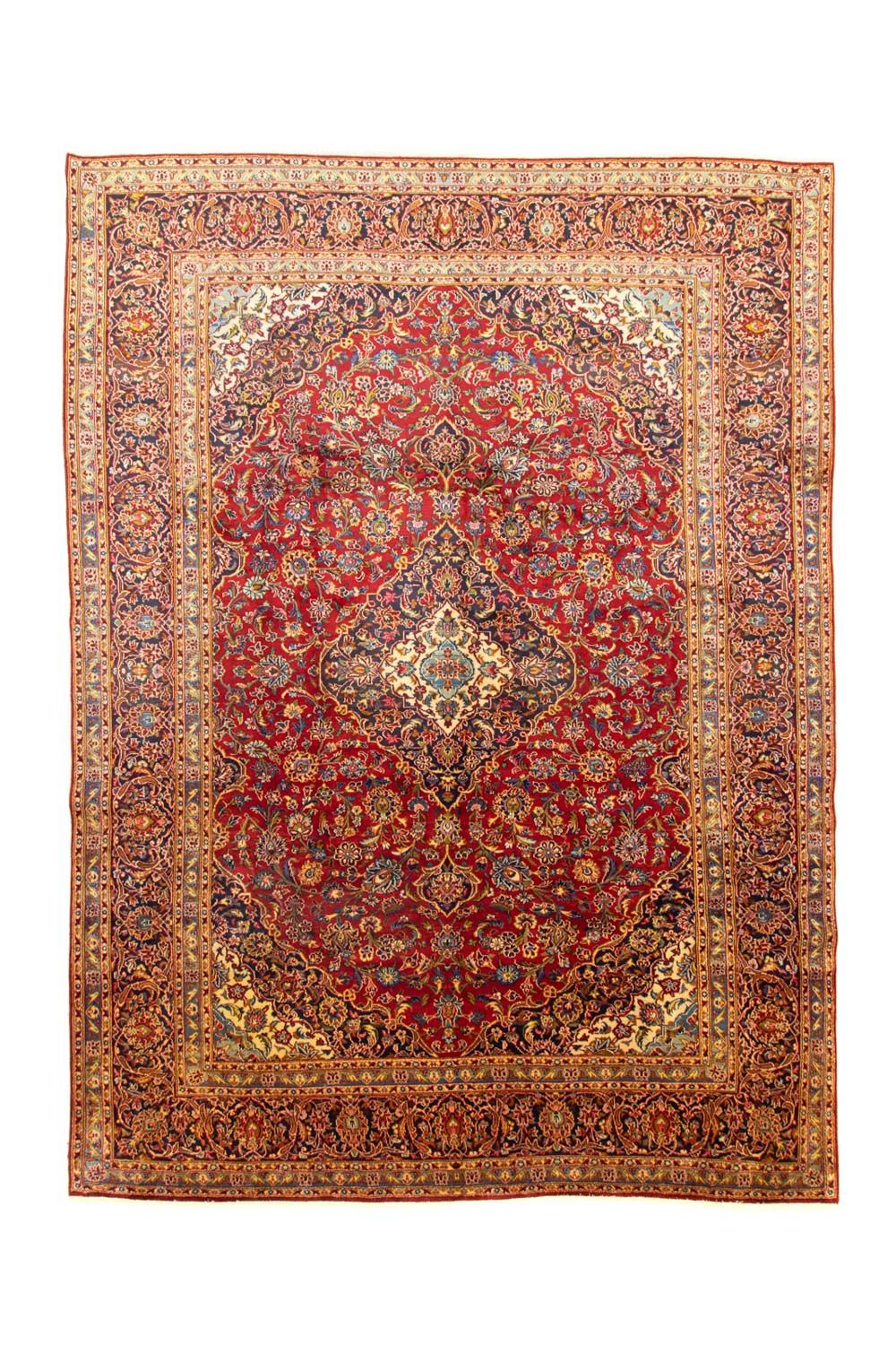 Persisk tæppe - Keshan - 401 x 294 cm - rød