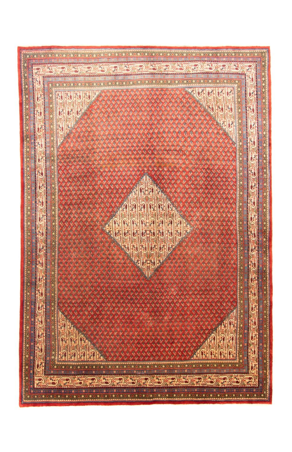 Persisk tæppe - Mir - 314 x 217 cm - rød