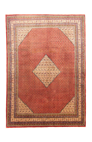 Persisk tæppe - Mir - 314 x 217 cm - rød