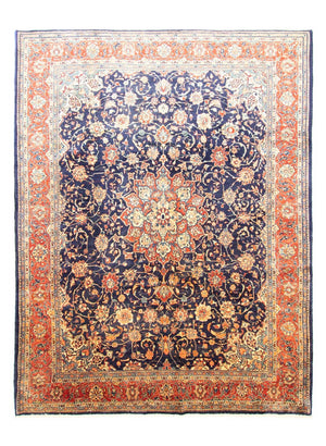 Persisk tæppe - Classic - 370 x 277 cm - blå