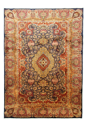 Persisk tæppe - Classic - 397 x 292 cm - blå