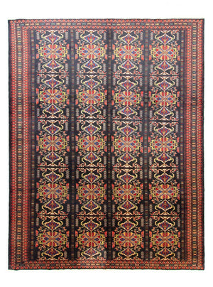 Persisk tæppe - Tabriz - 394 x 302 cm - blå