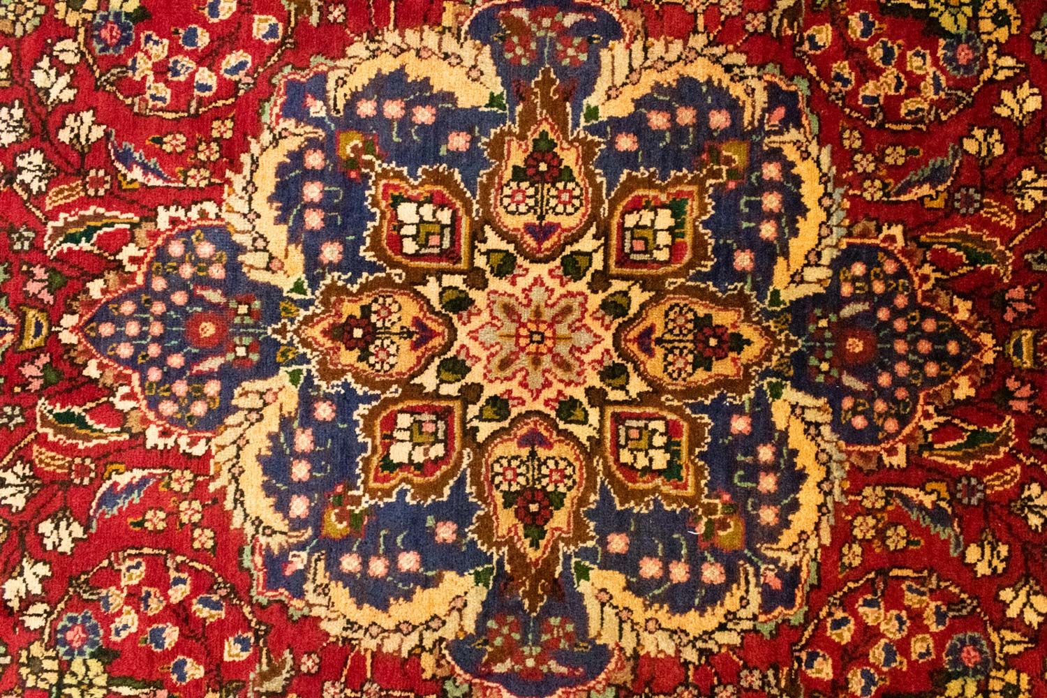 Persisk tæppe - Tabriz - 302 x 212 cm - rød