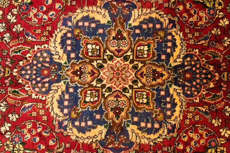 Persisk tæppe - Tabriz - 302 x 212 cm - rød