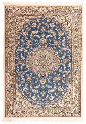 Persisk tæppe - Nain - Royal - 151 x 106 cm - mørkeblå