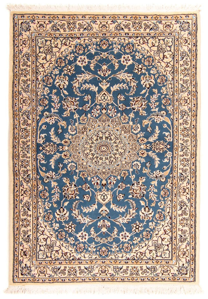 Persisk tæppe - Nain - Royal - 151 x 106 cm - mørkeblå