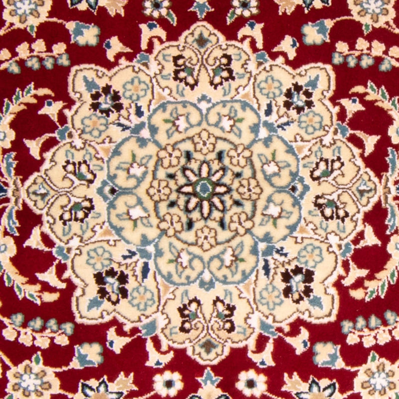 Persisk tæppe - Nain - Royal - 148 x 96 cm - mørkerød