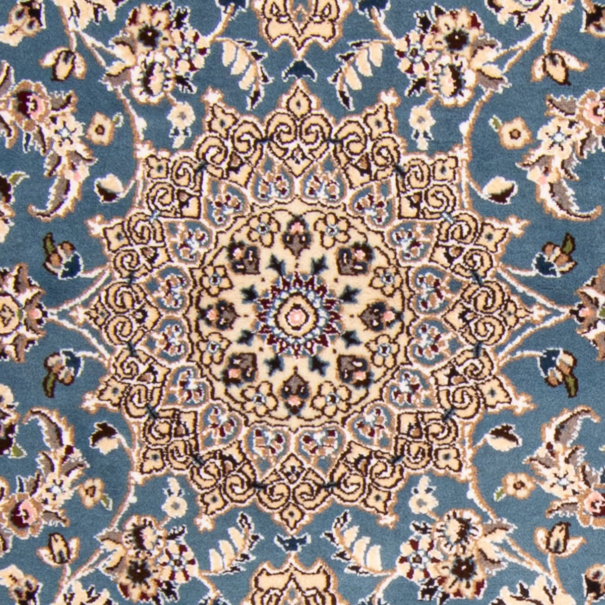 Persisk tæppe - Nain - Royal - 148 x 98 cm - mørkeblå