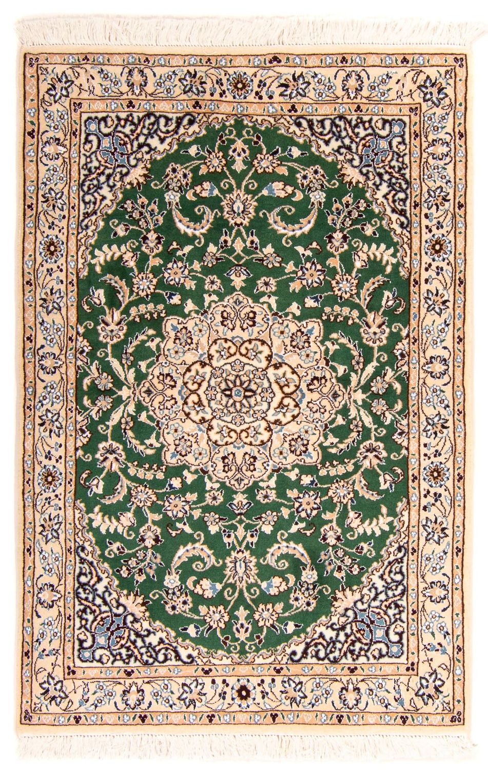 Persisk tæppe - Nain - Royal - 147 x 98 cm - grøn