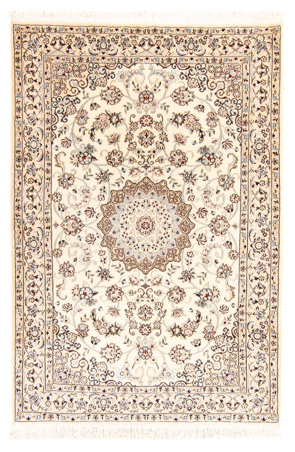 Persisk tæppe - Nain - Royal - 204 x 135 cm - beige