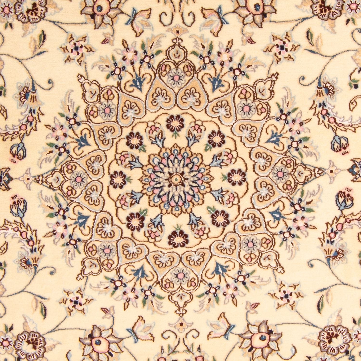 Persisk tæppe - Nain - Royal - 212 x 132 cm - beige