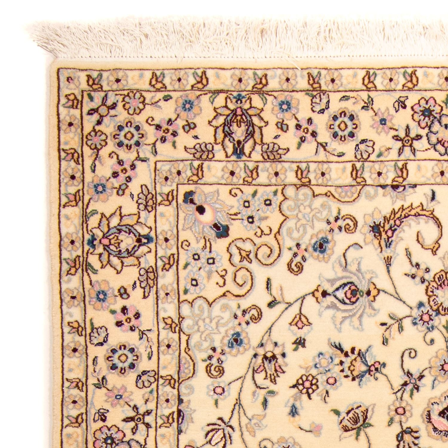 Persisk tæppe - Nain - Royal - 212 x 132 cm - beige