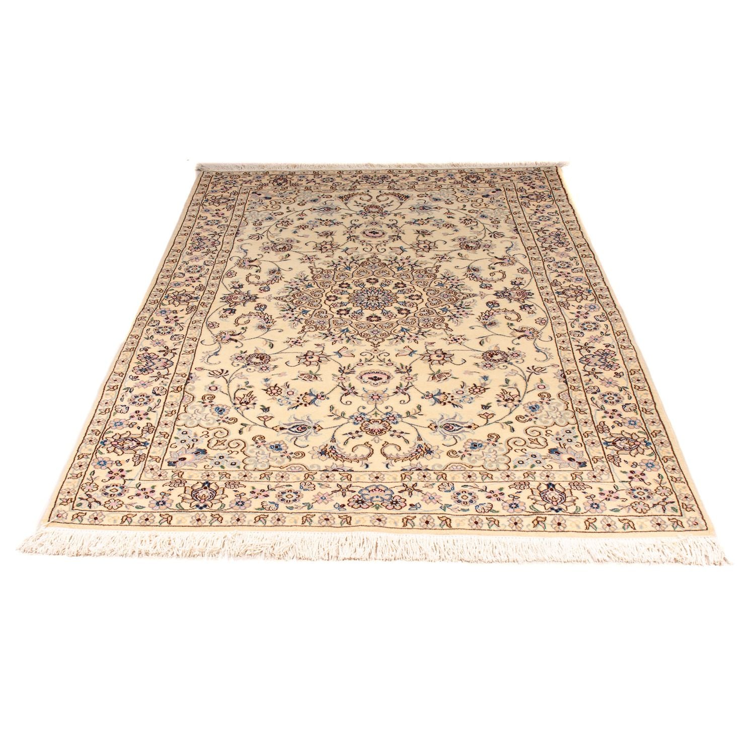 Persisk tæppe - Nain - Royal - 212 x 132 cm - beige