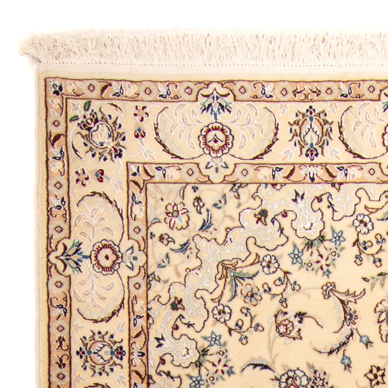Persisk tæppe - Nain - Royal - 211 x 127 cm - beige