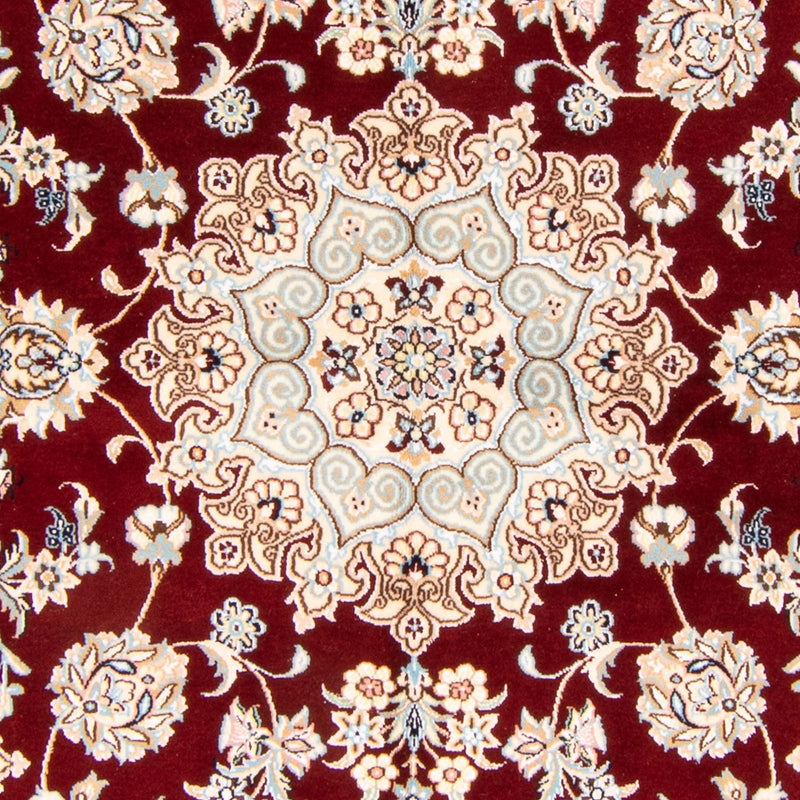 Persisk tæppe - Nain - Royal - 241 x 153 cm - mørkerød