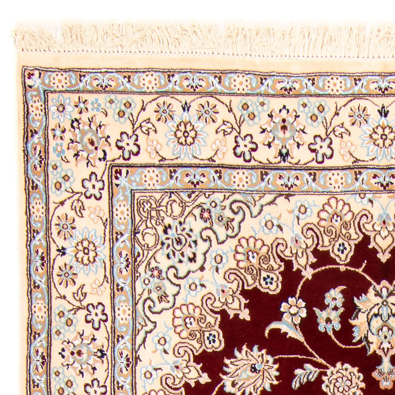 Persisk tæppe - Nain - Royal - 241 x 153 cm - mørkerød