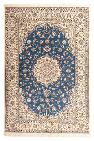 Persisk tæppe - Nain - Premium - 233 x 155 cm - mørkeblå
