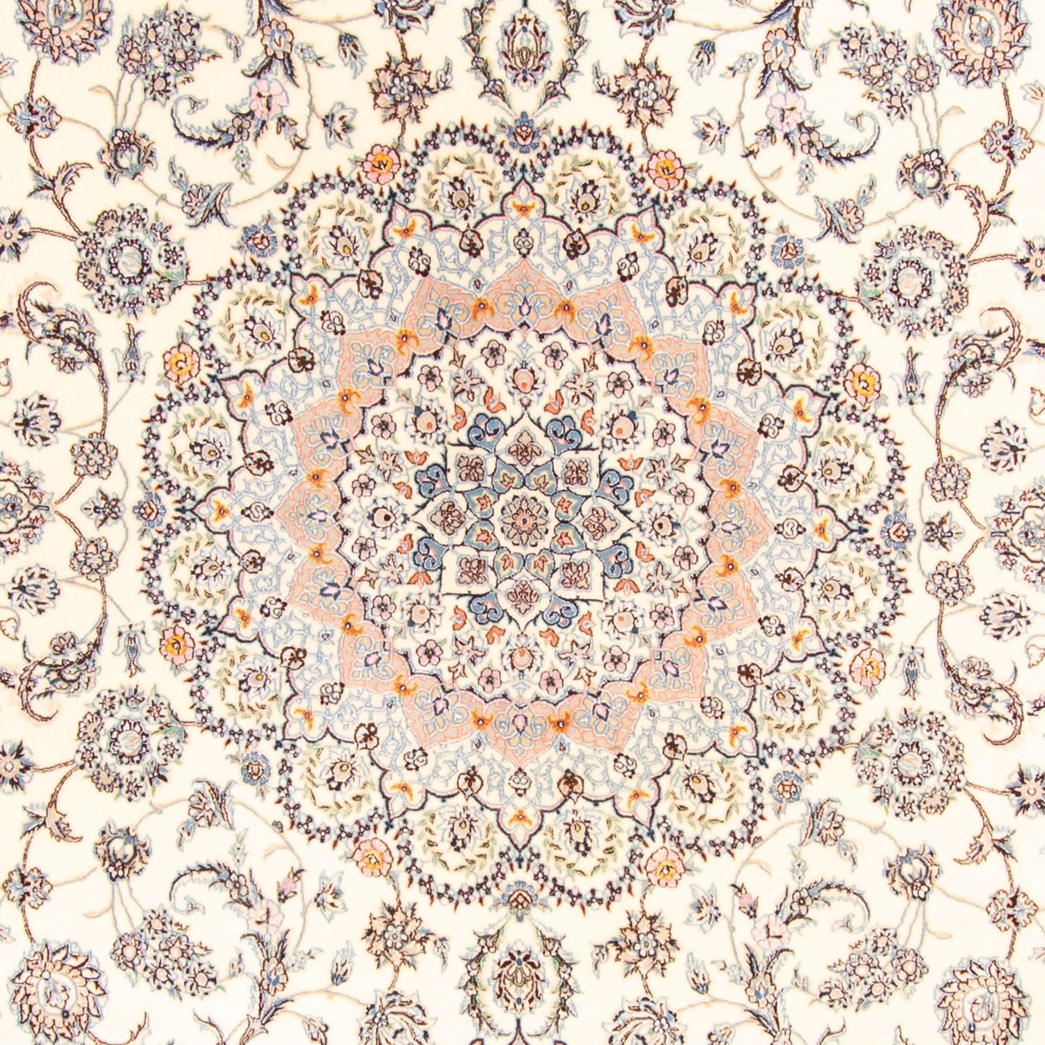 Persisk tæppe - Nain - Premium - 398 x 257 cm - beige