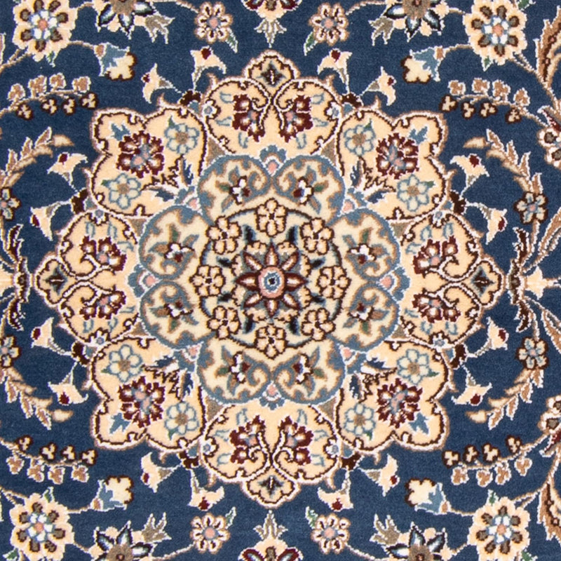 Persisk tæppe - Nain - Royal - 148 x 100 cm - mørkeblå