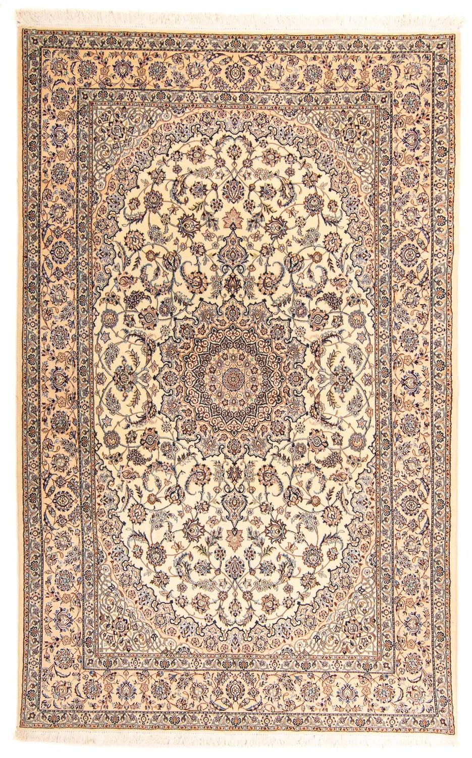 Persisk tæppe - Nain - Premium - 264 x 155 cm - beige