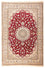 Persisk tæppe - Nain - Royal - 306 x 197 cm - mørkerød