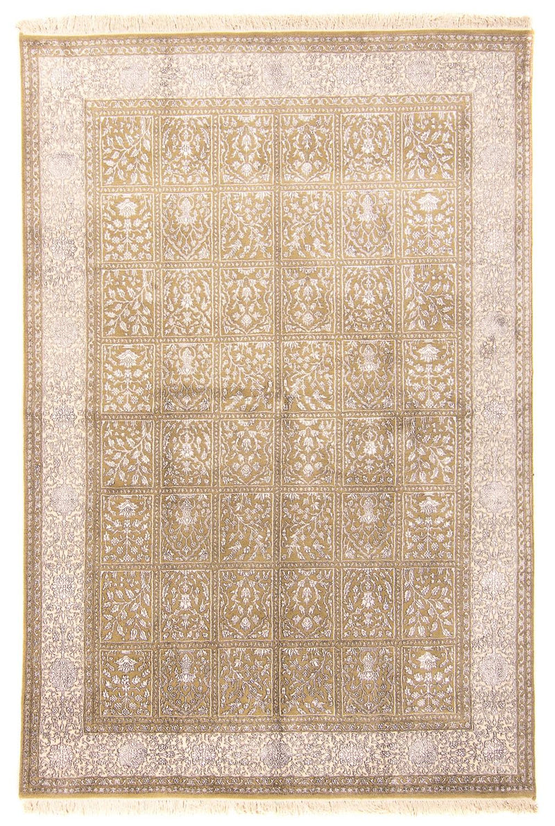 Designer tæppe - 252 x 168 cm - lys brun