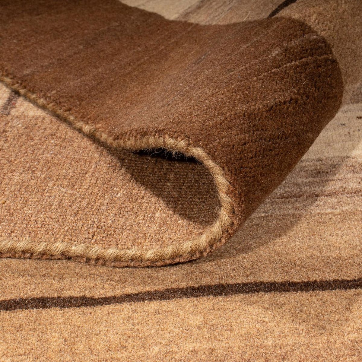 Gabbeh-tæppe - Softy - 180 x 127 cm - brun