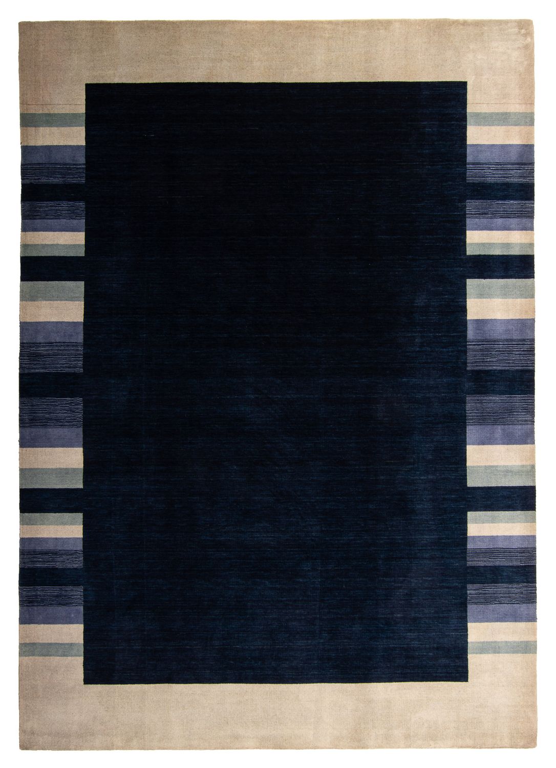 Gabbeh-tæppe - Softy - 296 x 206 cm - mørkeblå