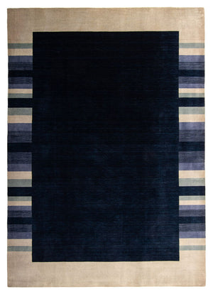 Gabbeh-tæppe - Softy - 296 x 206 cm - mørkeblå