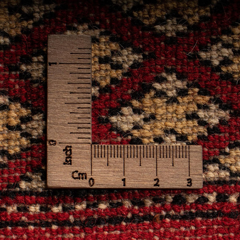 Pakistan Tæppe - 307 x 208 cm - mørkerød