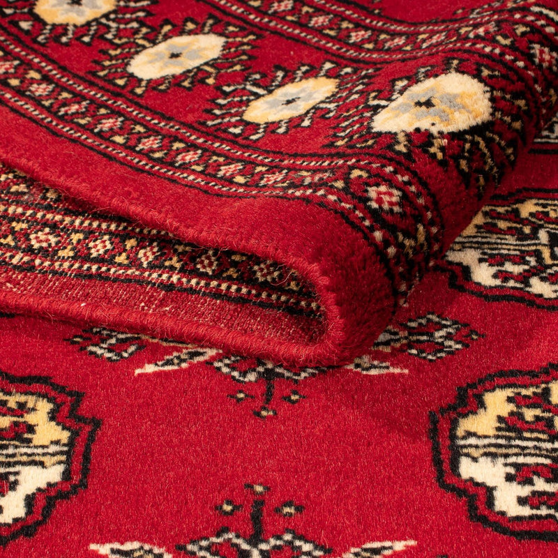 Pakistan Tæppe - 146 x 95 cm - mørkerød