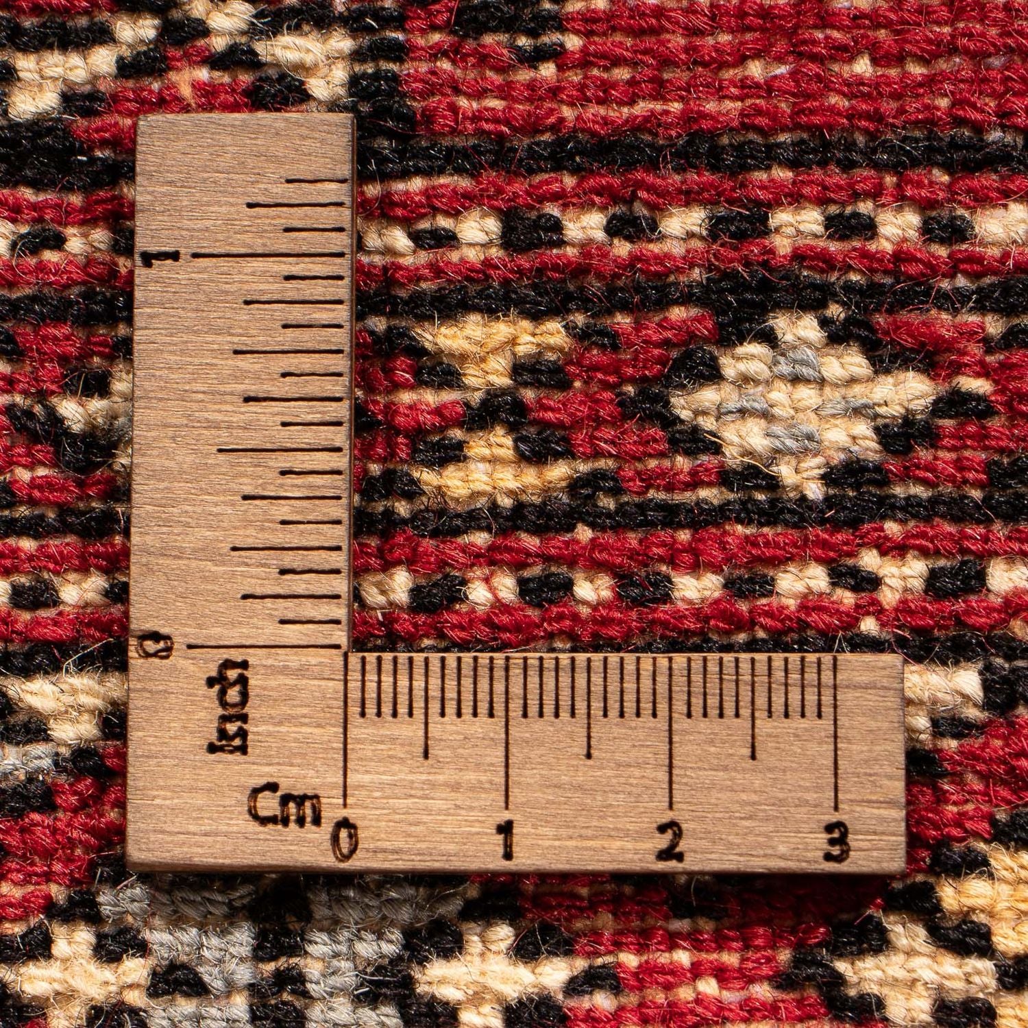 Pakistan Tæppe - 146 x 95 cm - mørkerød