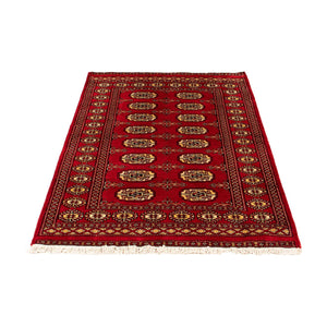 Pakistan Tæppe - 155 x 97 cm - mørkerød