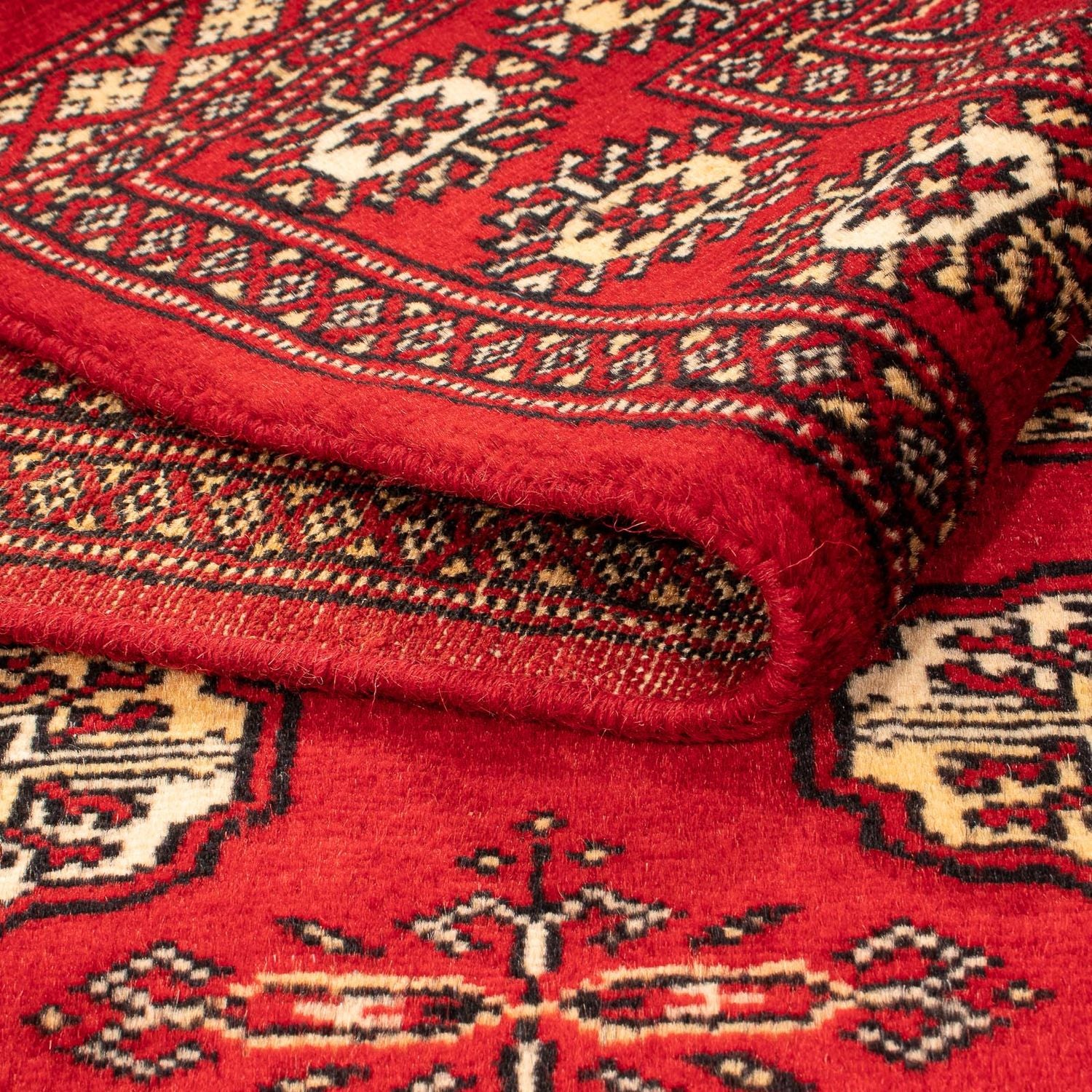 Pakistan Tæppe - 155 x 97 cm - mørkerød