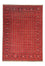 Afghansk tæppe - Bukhara - 342 x 243 cm - mørkerød